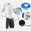 VOXCAUTQ Men's Cycling Skinsuit,Triathlon Suit Men,Trisuit for Swimming, Cycling, Running, Duathlon (Typ-2,XS) view 2
