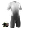 VOXCAUTQ Men's Cycling Skinsuit,Triathlon Suit Men,Trisuit for Swimming, Cycling, Running, Duathlon (Typ-3,S) view 1
