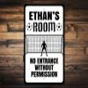 Kid Goalie Room Sign, Kid Goalie Gift, Soccer Goalie, Goalie Room, Kid Goalie Decor, Gift For Soccer, Gift For Kids, Goalie Gift - Size: 8 x 12 Inches view 1