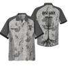 Casual Novelty Disc Golf Hawaii Shirt Custom Grey Disc Golf Basket Button Shirt Disc Golf Themed Hawaiian Shirt 3XL view 1
