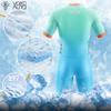 VOXCAUTQ Men's Cycling Skinsuit,Triathlon Suit Men,Trisuit for Swimming, Cycling, Running, Duathlon (Typ-9,XXS) view 3