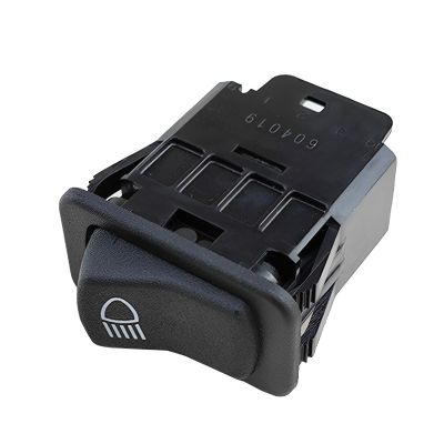 WSbaodan Black Golf Cart Headlight Switch - Mechanical Push Button, 1-way, Snap In Mount, Fits EZGO RXV Gas Electric Golf Cart, Part No. 604019