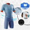 VOXCAUTQ Men's Cycling Skinsuit,Triathlon Suit Men,Trisuit for Swimming, Cycling, Running, Duathlon (Typ-7,5XL) view 2