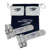 QALARO Double Buckle Star Grips for Girls Gymnastics | Dowel Grips, 4" White Wristbands, Grip Bag | Gymnastics Grips for Girls | Youth Bar Grips | Gymnastics Gloves view 1