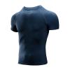 Niksa Men's Compression Shirts 1 Pack, Short Sleeve Athletic Compression Tops Cool Dry Workout T Shirt, Rash Guard Base Layer Undershirt view 1