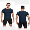 Niksa Men's Compression Shirts 1 Pack, Short Sleeve Athletic Compression Tops Cool Dry Workout T Shirt, Rash Guard Base Layer Undershirt view 2