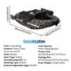 IOENC 53.5 * 41.5IN Outdoor Fishing Boat with Paddle, Flippers, 20IN Fish Ruler, Pump, Storage Pockets, Adjustable Straps, 286.6LBS Load Bearing Capacity Belly Boat for River Lake Bass Fly Fishing view 4
