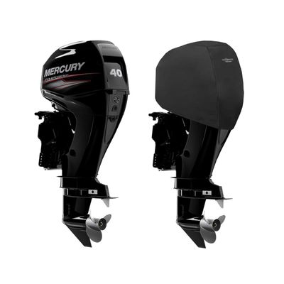 Oceansouth Custom Fit Cowling Storage Covers for Mercury Outboard Engines (40HP 4 STR 3CYL 747cc (from 2008 up to 2024)) (for Storage only)