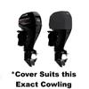 Oceansouth Custom Fit Cowling Storage Covers for Mercury Outboard Engines (40HP 4 STR 3CYL 747cc (from 2008 up to 2024)) (for Storage only) view 2