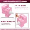 Adjustable Weight Dumbbells Set of 2, 3.4lb/5.7lb/8lb/10.3lb/12.6lb Each Hand Weight Sets for Women/Men, Adjustable Dumbbells Set for Home Gym Fitness Workout Strength Training view 4