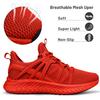 Abboos Womens Athletic Walking Shoes - Memory Foam Lightweight Tennis Shoes Sports Gym Shoe Slip On Running Sneakers Red Size 5.5 view 2
