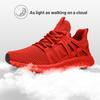 Abboos Womens Athletic Walking Shoes - Memory Foam Lightweight Tennis Shoes Sports Gym Shoe Slip On Running Sneakers Red Size 5.5 view 4