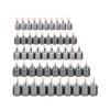 SEIWEI Fishing Weights Sinkers Assortment, Iron Fishing Sinkers and Weights Bass Casting Weight Sinkers Bell Sinkers with Ring Teardrop Weights for Saltwater Freshwater Steelhead Fishing, 50pcs view 1