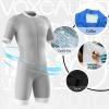 VOXCAUTQ Men's Cycling Skinsuit,Triathlon Suit Men,Trisuit for Swimming, Cycling, Running, Duathlon (Typ-4,5XL) view 2