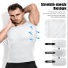 Niksa Men's Compression Shirts, Short Sleeve Athletic Compression Tops Dry Workout T Shirt, Rash Guard Base Layer Undershirt view 3