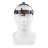 Koultona 3W LED Ultralight Headlight with Filter and Head Hoop USB Charging Operation Headlamp Brightness Adjustable, Black view 1