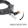 Koultona 3W LED Ultralight Headlight with Filter and Head Hoop USB Charging Operation Headlamp Brightness Adjustable, Black view 2