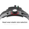 Koultona 3W LED Ultralight Headlight with Filter and Head Hoop USB Charging Operation Headlamp Brightness Adjustable, Black view 4