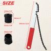 LEONTOOL Bike Cassette Removal Tool, Bike Freewheel Removal Tool Chain Whip Bike Tool, Cassette Lockring Removal Wrench Cassette Lockring Nut Tool Sprocket Remover for MTB Bikes with 8,9,10 Speed view 4