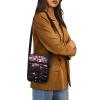 Rweroyiu Cherry Blossom Messenger Bag for Women, Men's Crossbody Purse Wallet Zipper Messenger Shoulder Bags Polyester Belt Bag Handbag Fanny Pack Purse for Sports Gym view 2
