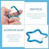 ANATTASOUL 18 PCS Heart Star Carabiner Clip Set Cute Aluminum Alloy Rock Carabiners 18 Styles Key Clasps for Outdoor Accessories Hiking Traveling Heart Shaped Gift 2 Inch view 3