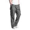 JEsilunmaMY Men's Straight-Fit Casual Cargo Pants Side Pockets Outdoor Jogger Pants Relaxed Fit Cotton Twill Hiking Pants (Army Green2,X-Large) view 1