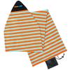 SUN CUBE Surfboard Sock Cover, Protective Surf Bag for Surfing Board, Light Stretchy Surfbag Sleeve for Funboard, Hybrid (7'0'', Sunset Orange) view 1