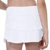NineFit Basics Girls Skirts Built in Shorts Athletic Tennis Skorts Flowy Toddler Girl Casual Fitness Yoga Running (White, 8-9 Years) view 2