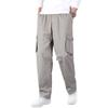 JEsilunmaMY Men's Straight-Fit Casual Cargo Pants Side Pockets Outdoor Jogger Pants Relaxed Fit Cotton Twill Hiking Pants (Khaki2,X-Large) view 1