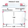 ZFUCMAYL Table Tennis Baffles,Foldable Obstacles Around Table Tennis Courts,Used for Temporary Partition Screens in Schools and Stadiums (Size : 140x75cm-2pcs) view 2