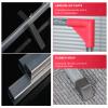 ZFUCMAYL Table Tennis Baffles,Foldable Obstacles Around Table Tennis Courts,Used for Temporary Partition Screens in Schools and Stadiums (Size : 140x75cm-2pcs) view 3