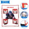 AOLIGEIJS Baseball & Softball Pitching Net,4 Pocket Baseball and Softball Pitching Strike Zone Target Net, with Realistic Catcher for Accuracy Training view 2