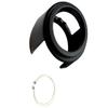 tsingseen life 1pcs Aluminum Co2 Tank Carry Handle for Cylinder, CO2, 20 Lbs., CGA320 Valve67mm view 3