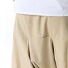 JEsilunmaMY Men's Drawstring Hippie Harem Pants Elastic Waist Loose Drop Crotch Trousers Lightweight Casual Hippie Pants (Khaki,Small) view 2