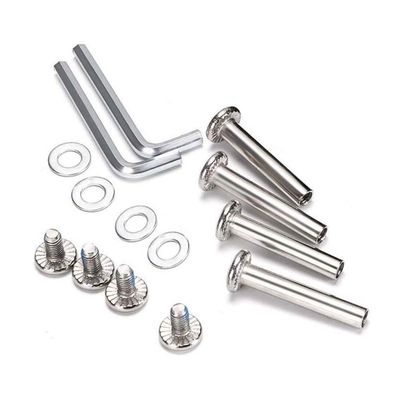 OD 15/64" (6mm) Shaft Hex Socket Screw Inline Skate Wheel Roller Blades Replacement Skate Wheel Axles Repair kit w/Installation Tools (35mm/1.37in)