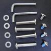 OD 15/64" (6mm) Shaft Hex Socket Screw Inline Skate Wheel Roller Blades Replacement Skate Wheel Axles Repair kit w/Installation Tools (35mm/1.37in) view 4