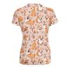 Psaytomey V Neck T Shirts for Women Loose Fit Corgi Dog Paw Print Short Sleeve Lightweight Womens T Shirts Blouses Tee Tops Oversized Women's Causal T Shirts view 4