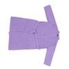 GALPADA Comfortable Waffle Bathrobe for Men Women Absorbent Spa Gown with Sleeves Cozy Long Robe Purple Xxxl for Relaxation view 1