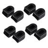 balacoo 8pcs Crankset Protective Case Crank Arm Protectors Bicycle Crankset Protectors Crank Cover Crank Boots Mountain Bike Crank Boots Crankset Case Punch Mitts Accessories Rope, 4X3.5CM, Black view 1