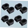 balacoo 8pcs Crankset Protective Case Crank Arm Protectors Bicycle Crankset Protectors Crank Cover Crank Boots Mountain Bike Crank Boots Crankset Case Punch Mitts Accessories Rope, 4X3.5CM, Black view 2