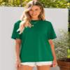ANRABESS Womens Oversized T Shirts Short Sleeve Crewneck Tops Casual Loose Basic Tee Shirts 2026 Summer Outfits Trendy Clothes Green XX-Large view 3