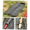 balacoo Large Capacity Canvas Hunting Tote Bag Multifunctional Shoulder Pouch for Supplies Recurve Storage with Anti-wear Design Black view 3