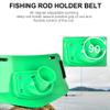 Fishing Rod Belt, High Strength Adjustable Boat Rock Fishing Rod Pole Holder Fish Tackle Accessories (Green) view 3