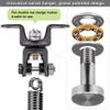 BeneLabel Heavy Duty Punching Bag Ceiling Hanger with Chain & Spring 275 LB Capacity 360 Rotation Heavy Bag Ceiling Mount for Boxing Bags with 4 Carabiners. view 2
