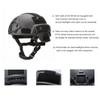 Tactical MICH 2000 Helmet, Adjustable ACH Airsoft Helmet with Ear Protection, Front NVG Mount and Side Rail view 2