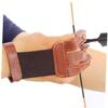 Parliky 1pc Hand Finger Glove Soft Protective Glove for Arrow Hunting Finger Design Random for Comfort and Safety view 2