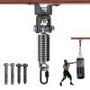 BeneLabel 360 Swivel Heavy Boxing Bag Hanger with Spring 275 LBs Capacity Heavy Bag Mount Spring for Punching Bags Ceiling Mount with Spring view 1