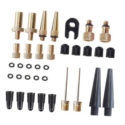 Balacoo 30pcs Set Adapter Tool Ball Pump Needle Bike Tire Inflation Accessory Kit