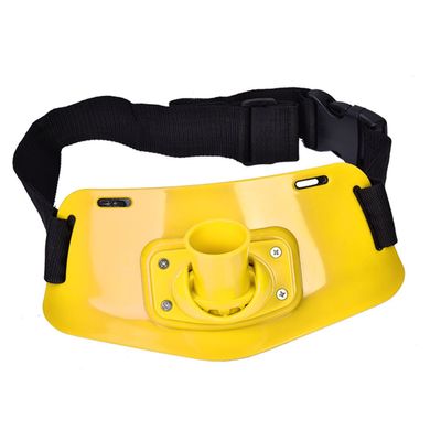 VGEBY Fishing Rod Belt, High Strength Adjustable Boat Rock Fishing Rod Pole Holder Fish Tackle Accessories (Yellow