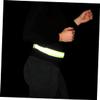balacoo 2 Pcs Reflective Belt for Night Running Green Reflector Belt Night Reflective Belt Elastic Belt Reflective Waistband for Cycling Safety Reflective Belt Reflective Waist Belt Riding, Medium view 3